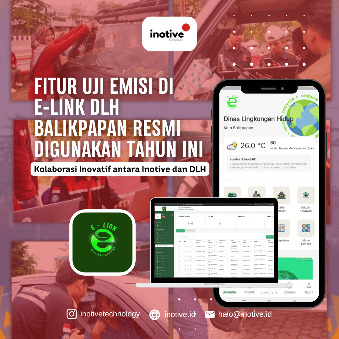 Fitur Uji Emisi di E-Link DLH Balikpapan Resmi Digunakan Tahun Ini