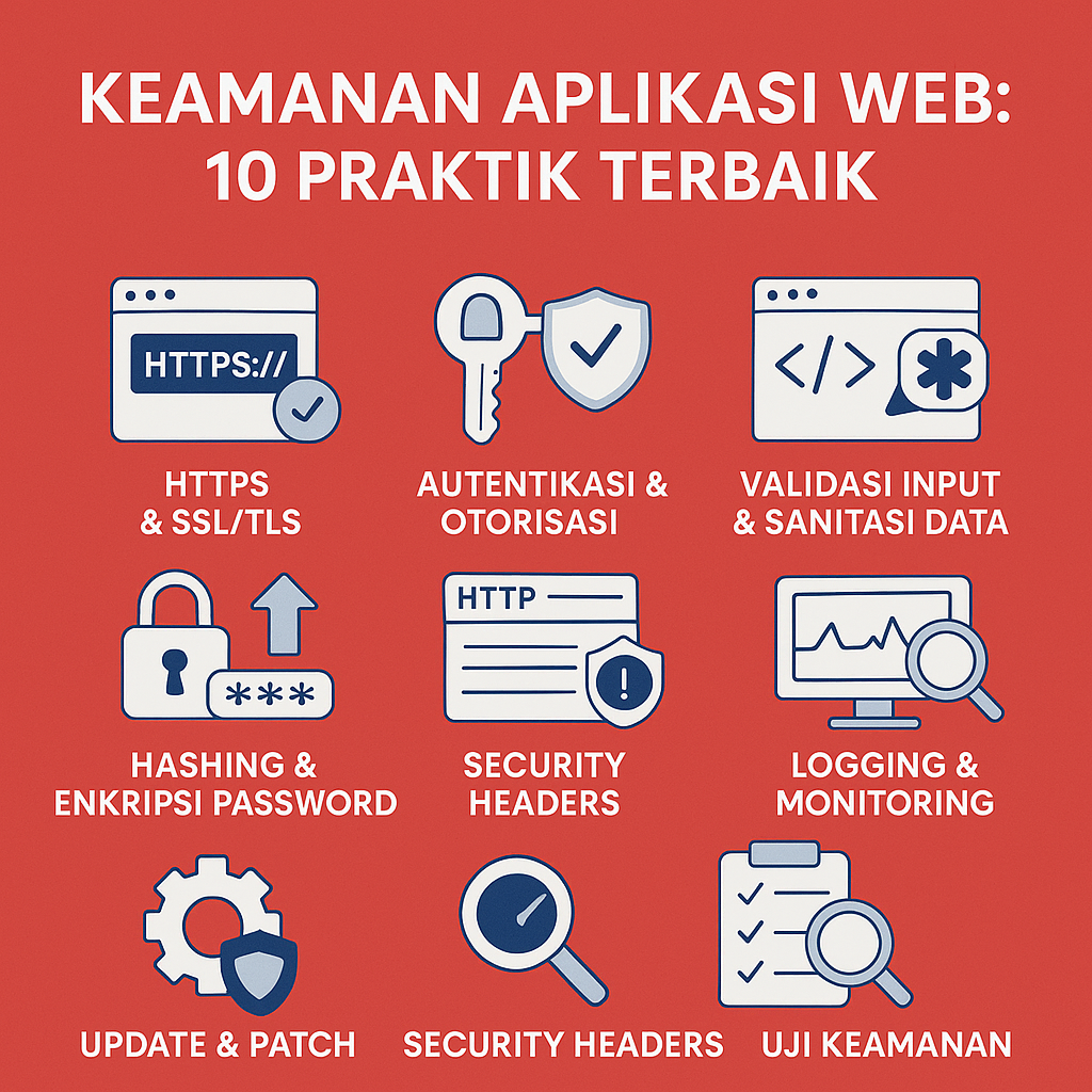 Keamanan Aplikasi Web: 10 Praktik Terbaik yang Harus Diimplementasikan